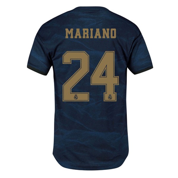 Trikot Real Madrid NO.24 Mariano Auswarts 2019-20 Blau Fussballtrikots Günstig